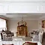 Villa oturma odası dekorasyonu