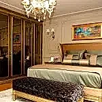 Villa yatak odası dekorasyonu