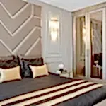 Villa yatak odası dekorasyonu